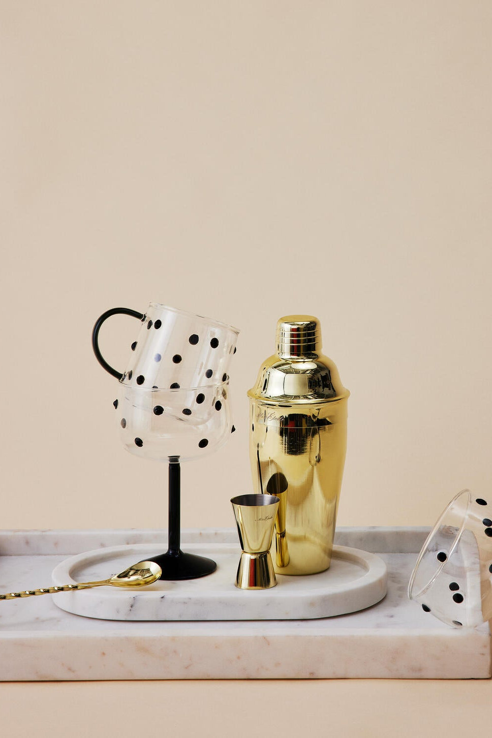Miss Etoilé cocktail shaker - guldfarvet